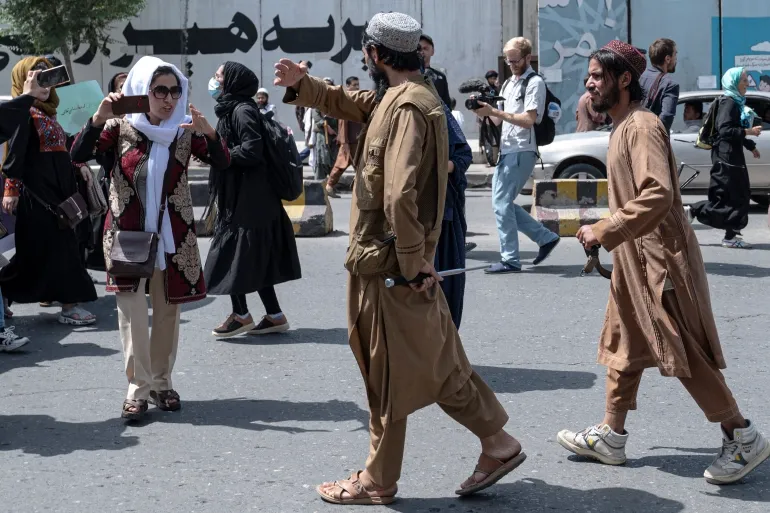 Rare Protest by Afghan Women Dispersed by Taliban