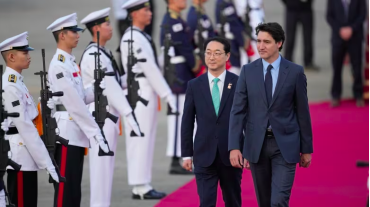 Canada's Trudeau Visits South Korea