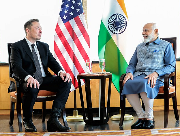 Musk Meets With Modi to Discuss India Investment