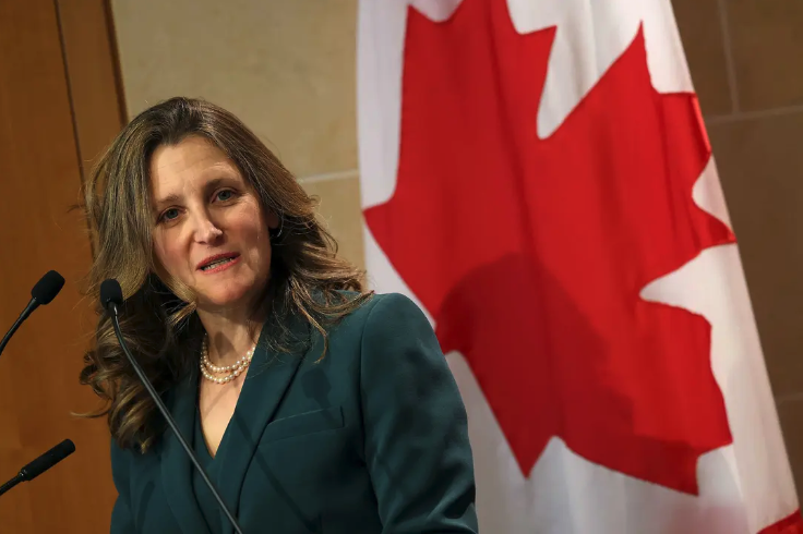 Canadian Finance Minister Freeland Quits Over Trump Tariff Response