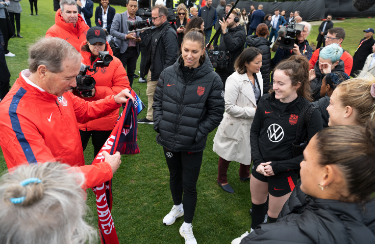 Most of USWNT Silent During US Anthem Again post image